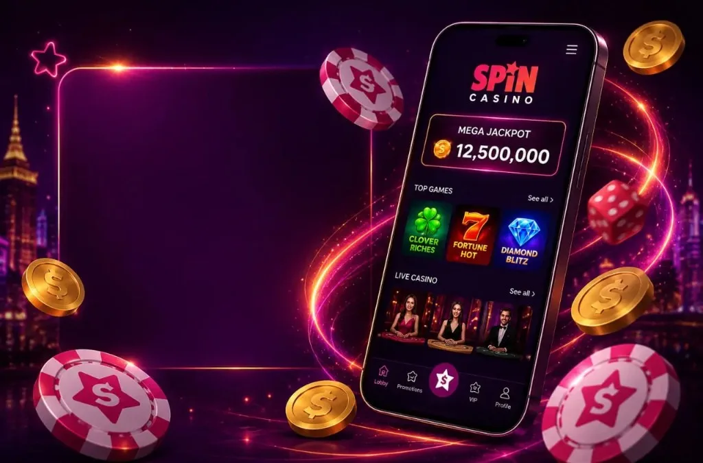 Spin Casino casino mobile: lobby, bote y casino en vivo en México